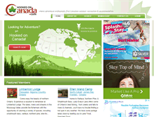 Tablet Screenshot of hookedoncanada.com